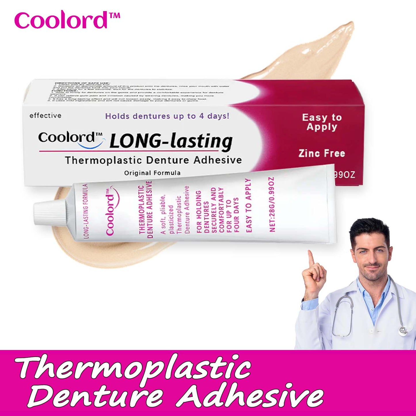 Coolord™ HAPPY 2025-save up to-65% OFF Thermoplastic Denture Adhesive
