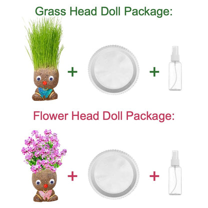 Demoio™ Grass Head Doll