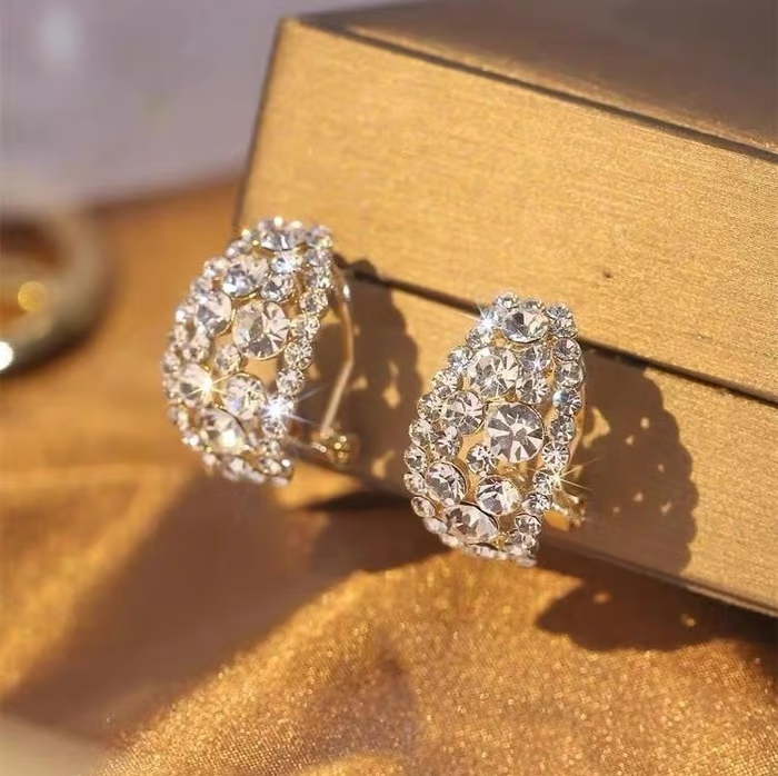 Last Day Sale 🔥85% OFF Lab-Created Diamonds Hoop Earrings🎁Buy 2 Free Shipping