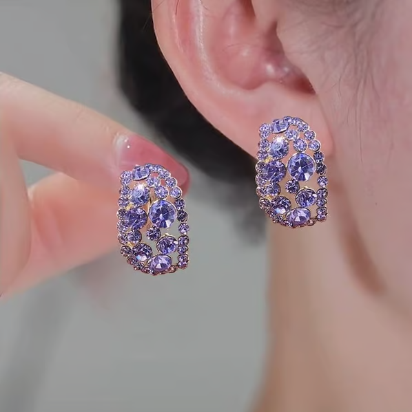 Last Day Sale 🔥85% OFF Lab-Created Diamonds Hoop Earrings🎁Buy 2 Free Shipping