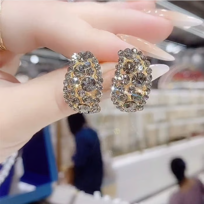 Last Day Sale 🔥85% OFF Lab-Created Diamonds Hoop Earrings🎁Buy 2 Free Shipping